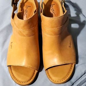 Boc tan leather sandals